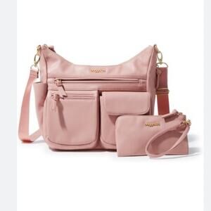 NEW Baggallini Modern Everywhere Bag in Vegan Pink